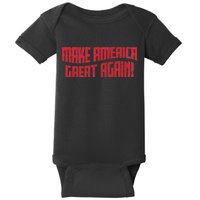 Make America Great Again Simple Logo Baby Bodysuit