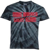 Make America Great Again Simple Logo Kids Tie-Dye T-Shirt