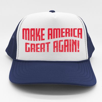 Make America Great Again Simple Logo Trucker Hat