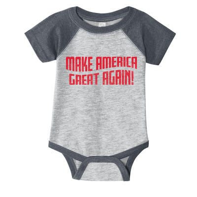 Make America Great Again Simple Logo Infant Baby Jersey Bodysuit