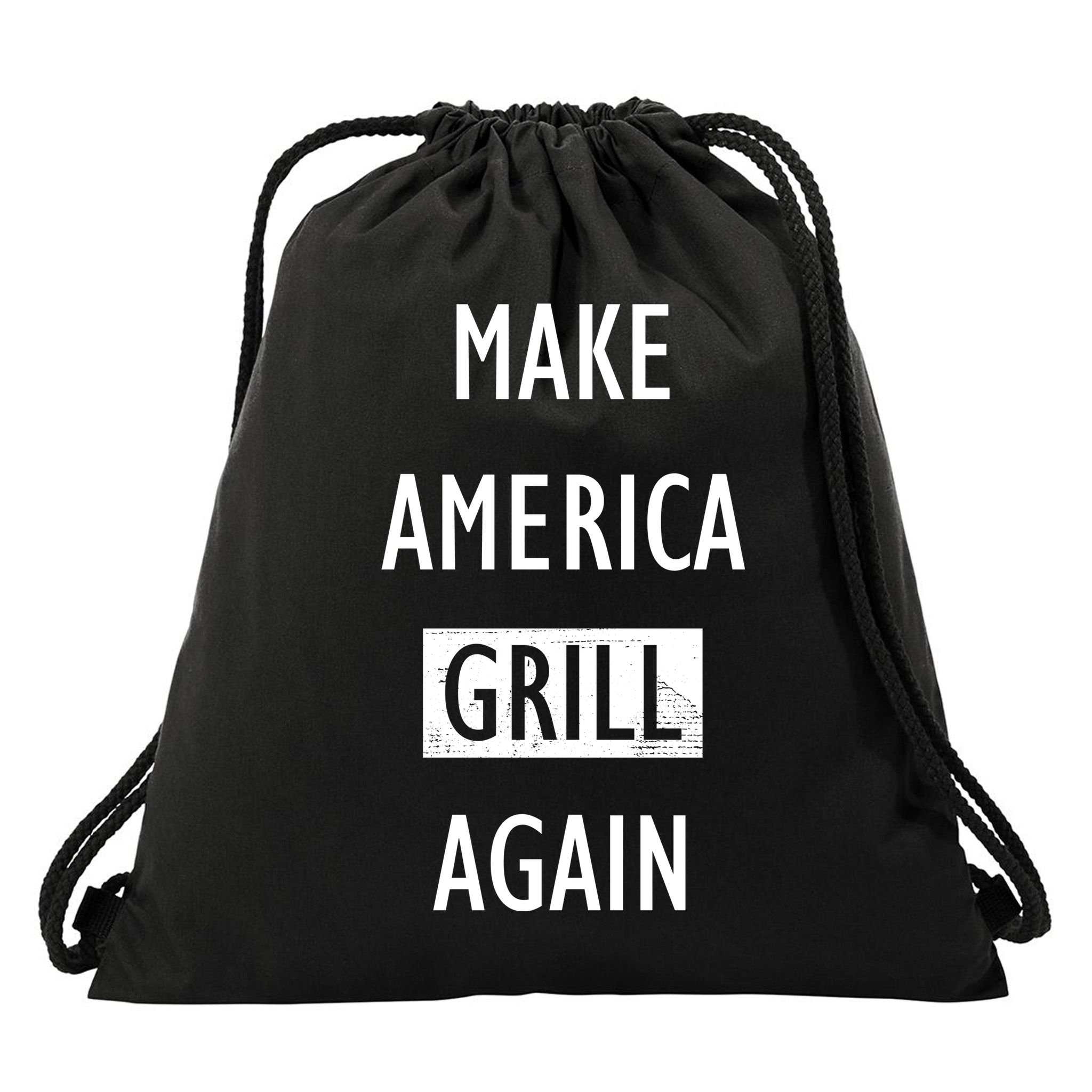 Make America Grill Again Drawstring Bag