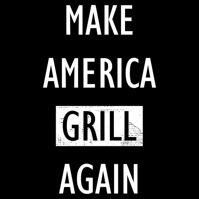 Make America Grill Again Drawstring Bag
