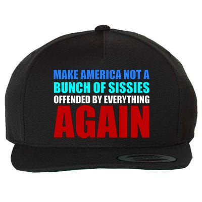 Make America Not A Bunch Of Sissies Wool Snapback Cap