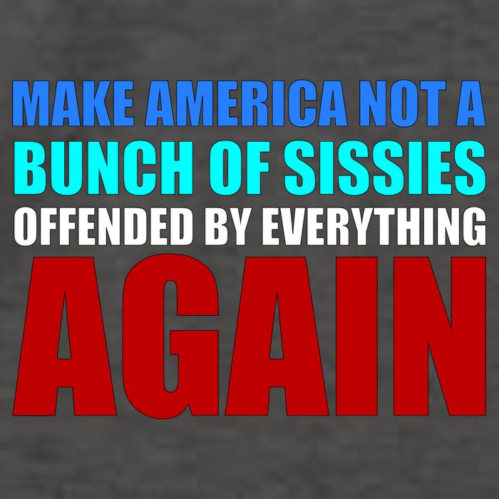 Make America Not A Bunch Of Sissies Vector Backpack