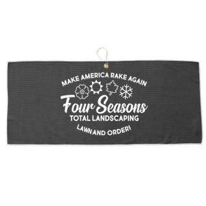 Make America Rake Again Four Seasons Large Microfiber Waffle Golf Towel