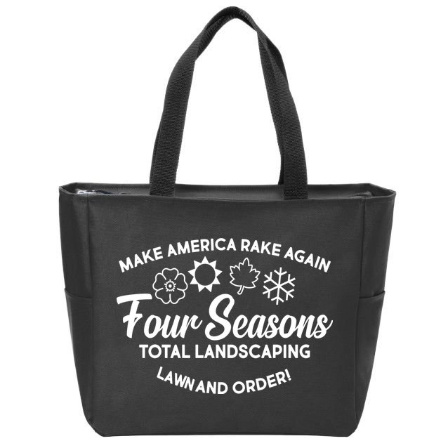 Make America Rake Again Four Seasons Zip Tote Bag