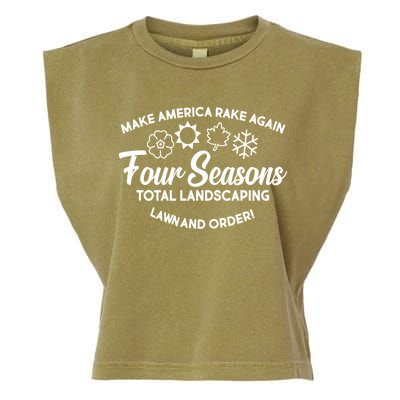 Make America Rake Again Four Seasons Garment-Dyed Women's Muscle Tee