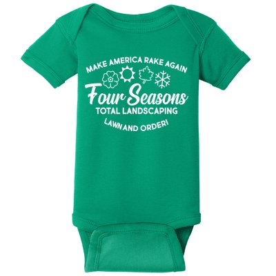 Make America Rake Again Four Seasons Baby Bodysuit