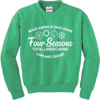 Make America Rake Again Four Seasons Kids Sweatshirt