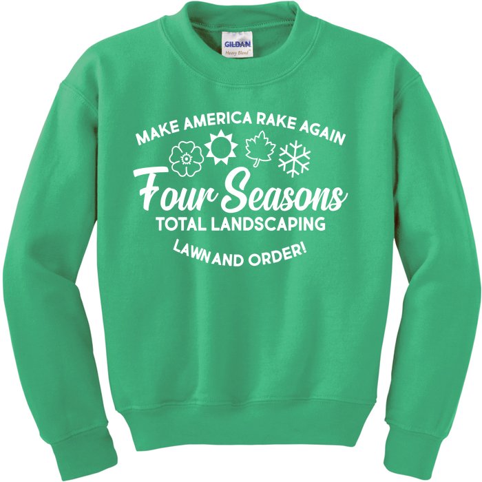 Make America Rake Again Four Seasons Kids Sweatshirt