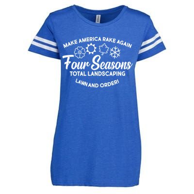 Make America Rake Again Four Seasons Enza Ladies Jersey Football T-Shirt