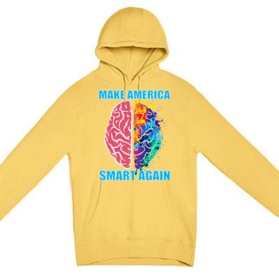 Make America Smart Again Premium Pullover Hoodie