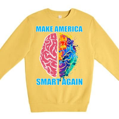 Make America Smart Again Premium Crewneck Sweatshirt