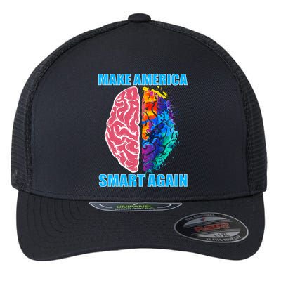 Make America Smart Again Flexfit Unipanel Trucker Cap