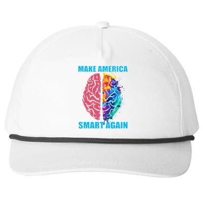 Make America Smart Again Snapback Five-Panel Rope Hat