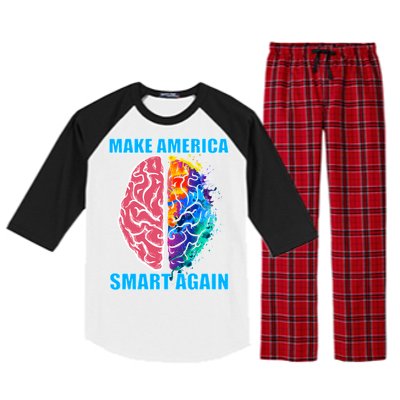 Make America Smart Again Raglan Sleeve Pajama Set