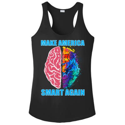 Make America Smart Again Ladies PosiCharge Competitor Racerback Tank