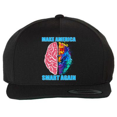 Make America Smart Again Wool Snapback Cap