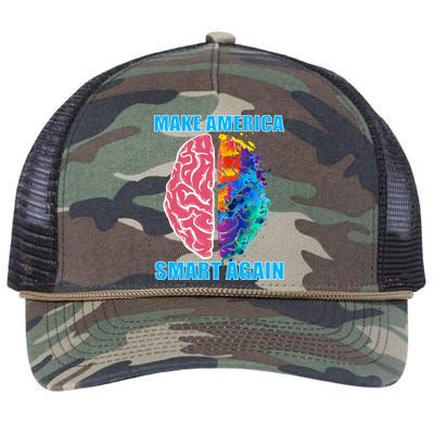 Make America Smart Again Retro Rope Trucker Hat Cap