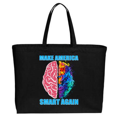 Make America Smart Again Cotton Canvas Jumbo Tote