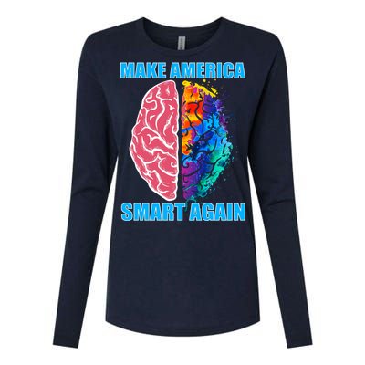 Make America Smart Again Womens Cotton Relaxed Long Sleeve T-Shirt