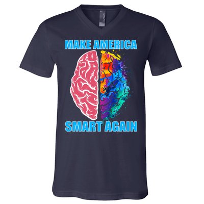 Make America Smart Again V-Neck T-Shirt