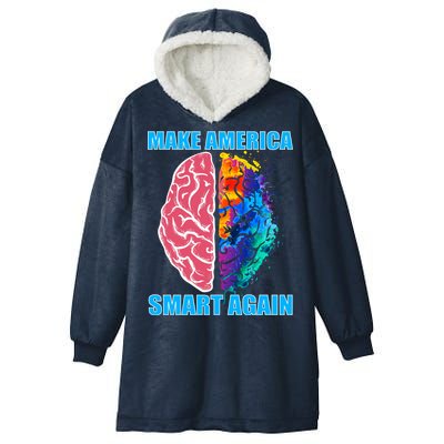 Make America Smart Again Hooded Wearable Blanket