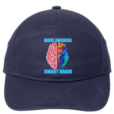 Make America Smart Again 7-Panel Snapback Hat