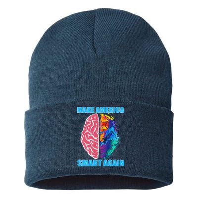 Make America Smart Again Sustainable Knit Beanie