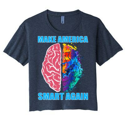 Make America Smart Again Women's Crop Top Tee