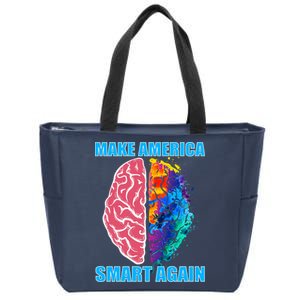 Make America Smart Again Zip Tote Bag