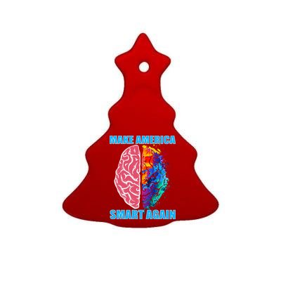 Make America Smart Again Ceramic Tree Ornament