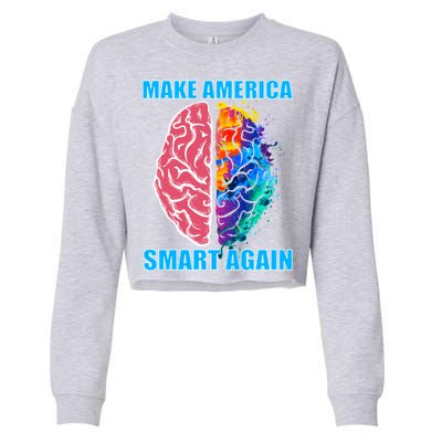 Make America Smart Again Cropped Pullover Crew