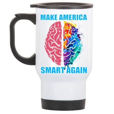 Make America Smart Again Stainless Steel Travel Mug