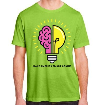 Make America Smart Again Science Brain Adult ChromaSoft Performance T-Shirt