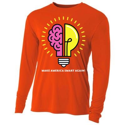 Make America Smart Again Science Brain Cooling Performance Long Sleeve Crew