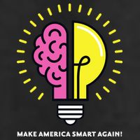 Make America Smart Again Science Brain 7 Panel Mesh Trucker Snapback Hat