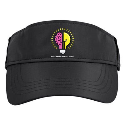 Make America Smart Again Science Brain Adult Drive Performance Visor