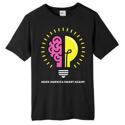 Make America Smart Again Science Brain Tall Fusion ChromaSoft Performance T-Shirt