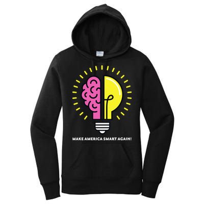 Make America Smart Again Science Brain Women's Pullover Hoodie