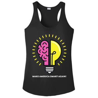 Make America Smart Again Science Brain Ladies PosiCharge Competitor Racerback Tank