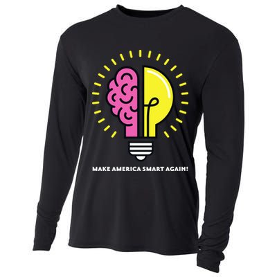 Make America Smart Again Science Brain Cooling Performance Long Sleeve Crew