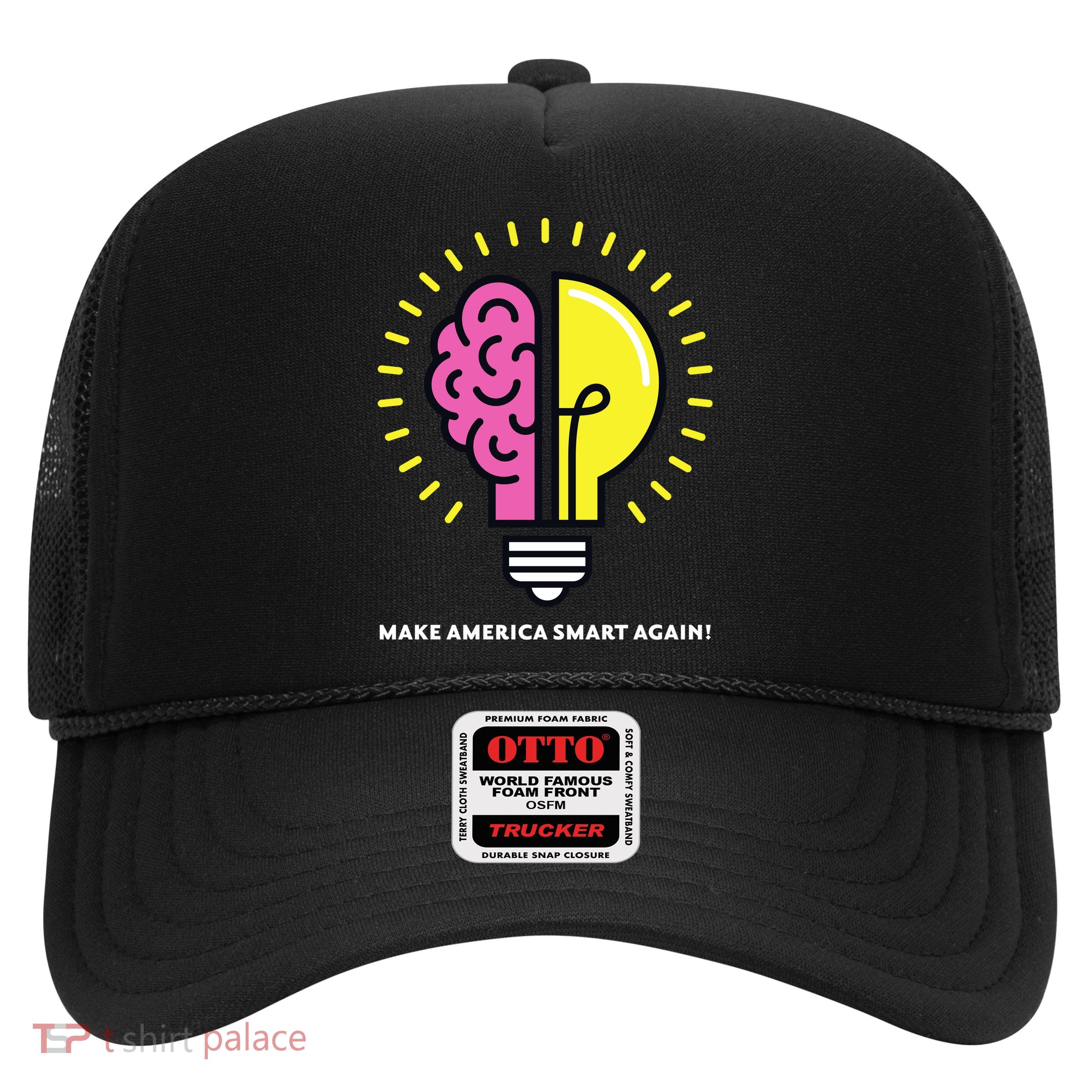 Make America Smart Again Science Brain Trucker Hat