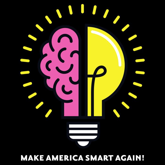 Make America Smart Again Science Brain Crop Top