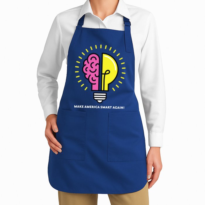 Make America Smart Again Science Brain Apron