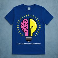 Make America Smart Again Science Brain T-Shirt
