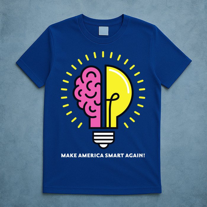 Make America Smart Again Science Brain T-Shirt