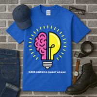 Make America Smart Again Science Brain Tall T-Shirt