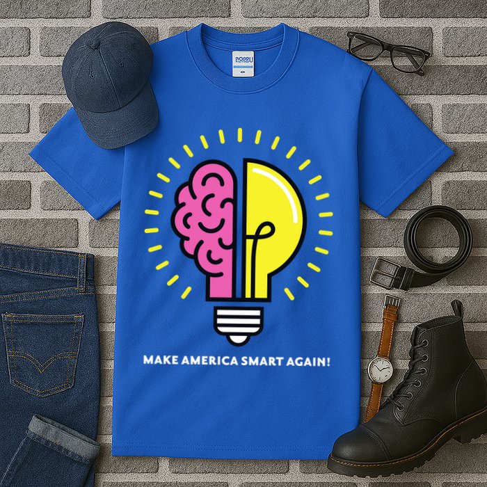 Make America Smart Again Science Brain Tall T-Shirt