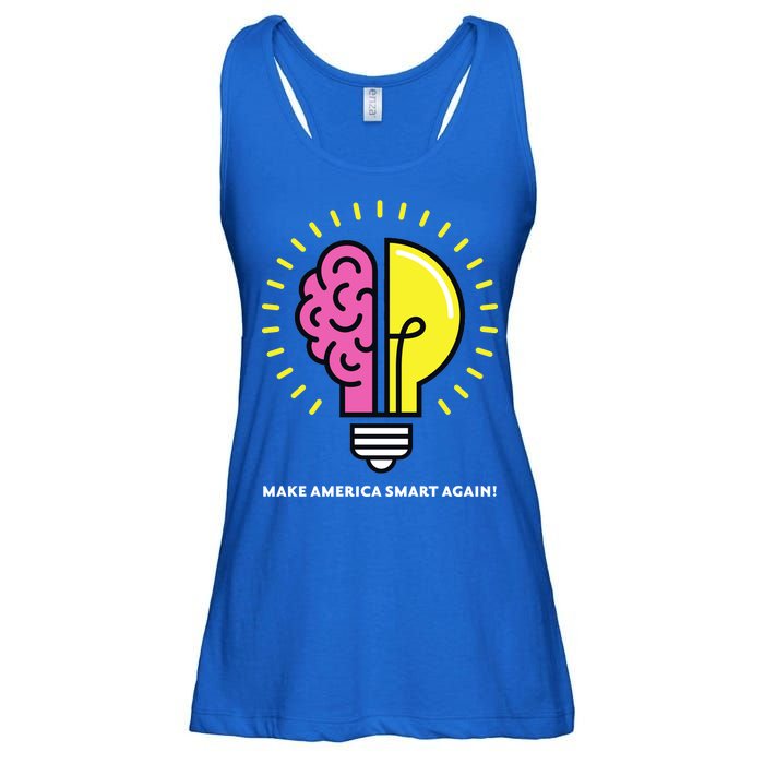 Make America Smart Again Science Brain Ladies Essential Flowy Tank